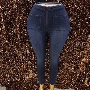 Guess High Rise Dark Indigo Jeans